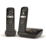 T�l�phone fixe as690 a duo noir - gigaset - r�pondeur 20 min - mains - libres performant - affichage ...