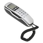 Tlphone fixe dhtel omabeta kxt888cid - filaire - argent - 38 mmoires entrantes