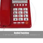 T�l�phone fixe filaire pour accueil h�tel ligne fixe de bureau identification de lappelant - yun