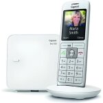 T�l�phone fixe gigaset cl 660 blanc - �cran couleur r�tro�clair� - r�pertoire 400 contacts - mains libres ...