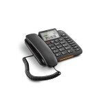 T�l�phone fixe gigaset dl380 - grand �cran grandes touches ergonomiques affichage led des appels - noir ...