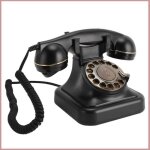 Tlphone fixe rtro - sjlerst - cadran rotary - fonction redial - sonnerie mcanique - design vintage ...