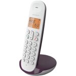 Tlphone fixe sans fil - logicom - dect iloa 150 solo - aubergine - sans rpondeur