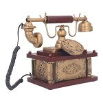 Téléphone fixe vintage decoratif à cadran rotatif antique Téléphone fixe vintage decoratif à cadran rotatif antique