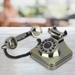Téléphone fixe vintage salalis - bronze antique - appel haute définition - grand bouton - cblage us - ... Téléphone fixe vintage salalis - bronze antique - appel haute définition - grand bouton - cblage us - ...