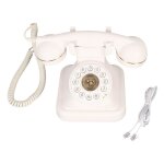 Téléphone fixe vintage salutuya - gros bouton - facile à utiliser - design rétro Téléphone fixe vintage salutuya - gros bouton - facile à utiliser - design rétro