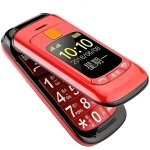 Tlphone grosses touches mobile snior  clapet - double cran lcd - sonnerie et volume ultra fort - ...