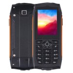 T�l�phone incassable �tanche antichoc �cran 2. 4 pouces batterie longue dur�e orange yonis