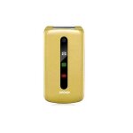 Tlphone mobile brondi president gold - clapet escamotable - gsm - 3 pouces - jaune