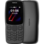 Téléphone mobile nokia 106 basique / senior noir - écran vga 18 - 2g - double sim - radio fm Téléphone mobile nokia 106 basique / senior noir - écran vga 18 - 2g - double sim - radio fm