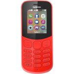 Tlphone nokia 130 double sim rouge - barre - 457 cm (1. 8) - bluetooth - 1020 mah