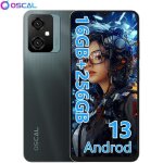 Tlphone portable dbloqu oscal tiger 10 656 pouces 16go + 256go - sd 1to 50mp 5180mah android 13 dual ...