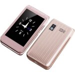 Telephone portable tlphone grosses touches mobile snior  clapet - double cran lcd - sonnerie et ...