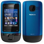 Tlphone portable nokia c2 - 05 bleu - clapet escamotable - appareil photo vga - lecteur mp3 - radio ...