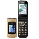 T�l�phone portable soyes k21 + 4g � clapet avec �cran 40 pouces lampe de poche et double sim - blanc