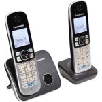 Téléphone résidentiel sans fil panasonic kx - tg6812 - duo - argent et noir - répertoire 120 noms et ... Téléphone résidentiel sans fil panasonic kx - tg6812 - duo - argent et noir - répertoire 120 noms et ...