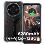 T�l�phone robuste hotwav t7s 4 + 128gosmartphone ip68 �tanche 652 hd + batterie 6280mah cam�ra sony 21mp ...