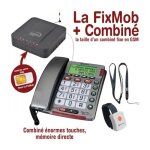 T�l�phone sans fil - mobiho essentiel - fixmob 4g - sos - audio boost ( + 40db) - sonnerie forte