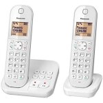 Tlphone sans fil panasonic kx - tgc422gw - blanc - dect - rpondeur intgr - fonction mains libres ...