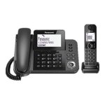 Tlphone sans fil panasonic kx - tgf310ex - noir - ecran lcd - mains libres - rpertoire 100 noms et ...