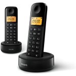 Tlphone sans fil philips d1602b / 01
