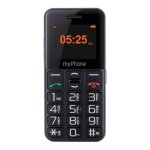 Téléphone senior myphone halo easy interface simple pratique bouton sos noir Téléphone senior myphone halo easy interface simple pratique bouton sos noir