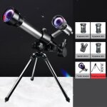 Telescope astronomique enfant hd professionnelles - il est equipe de 3 oculaires avec des grossissements ...