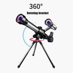 Telescope astronomique enfant hd professionnelles - taille moderee facile a transporter et simple a utiliser. ...