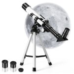 Tlescope astronomique - prumya - rfracteur hd - 400mm focale - pour enfants - trpied aluminium