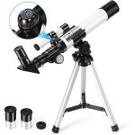 Tlescope pour enfants - tlescope portable astronomique avec boussole et tlescope rfracteur trpied ...