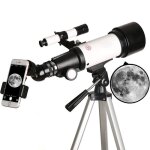 T�lescope 400 x 70mm hd lunette astronomique + support t�l�phone + tr�pied yonis
