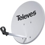 Antenne sat - televes - s630isd - w - 63 cm - plastique renforc - angle dlvation rglable