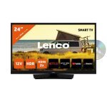 Tlviseur 24 smart tv avec lecteur dvd intgr et adaptateur voiture 12 v - lenco dvl - 2483bk - noir ...
