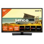 Tlviseur 32 smart tv android lenco led - 3263bk - noir