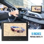 Tlviseur led portable 9 - wirlsweal - d9 - dvb - t2 - 800p x 480p - usb / tf / fm - noir