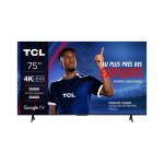 T�l�viseur - tcl - 75p61b - 75 pouces - 4k uhd - noir