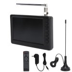 Qiilu atsc portable tv tv numrique prise us 110?220v multi bracket tlvision numrique portable pour ...