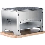 Tellier - combiné brasero et reblochon en inox 33x22 cm Tellier - combiné brasero et reblochon en inox 33x22 cm