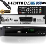 Tempo 4000 dcodeur terrestre tnt - dvb t2 / hdmi full hd / rcepteur tv / usb / decodeur tnt / dvb - ...