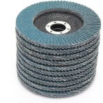 Tempsa 10pcs disques à lamelles 5 pouce 125mm ponçage de meulage 80 meuleuse dangl Tempsa 10pcs disques à lamelles 5 pouce 125mm ponçage de meulage 80 meuleuse dangl