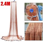 Tempsa 2. 4m filet de pche pige maille epervier appt jeter capturer poissons