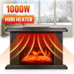 Tempsa 220v 1000w radiateur lectrique chemine dappoint minuterie tlcommande chauffage de chemine ...