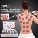 Tempsa 32pcs tasses ventouse vacuum thérapie massage minceur anti fatigue cupping Tempsa 32pcs tasses ventouse vacuum thérapie massage minceur anti fatigue cupping