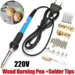 Tempsa 35pcs 220v 60w pyrogravure bois stylo pyrograveur fer  souder panne tte rechange