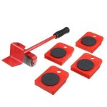 Tempsa 5pcs kit de dplacement de meubles - 1 levier et 4 coins roulantsde07630