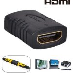 Adaptateur hdmi - tempsa - coupleur femelle / femelle - rallonge - noir - 28x20x11mm