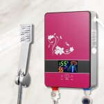 Tempsa chauffe - eau electrique 6500w instantané pommeau de douche affichage numérique 220v Tempsa chauffe - eau electrique 6500w instantané pommeau de douche affichage numérique 220v
