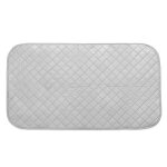 Nappe de repassage - tempsa - 48x85cm - coton tissu - pliable - gris
