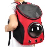 Tempsa sac à dos transport astronaute capsule cage pour chien chat animaux rouge Tempsa sac à dos transport astronaute capsule cage pour chien chat animaux rouge