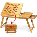 Tempsa table ordinateur portable ventilateur usb table de lit - support pc tablette tiroir - en bambou ... Tempsa table ordinateur portable ventilateur usb table de lit - support pc tablette tiroir - en bambou ...